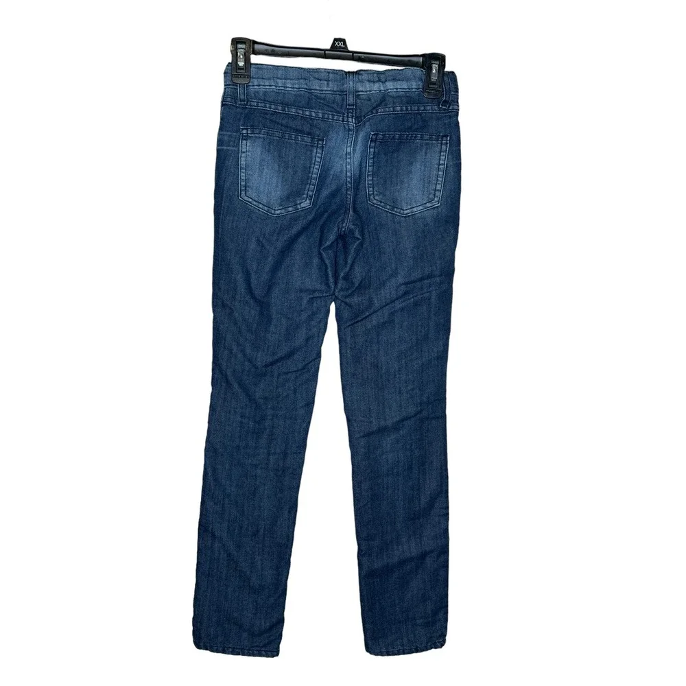 Gloria Kids Jeans Gee Jay Girls Skinny Adjustable‎ Waist Floral Low-Rise 10-11